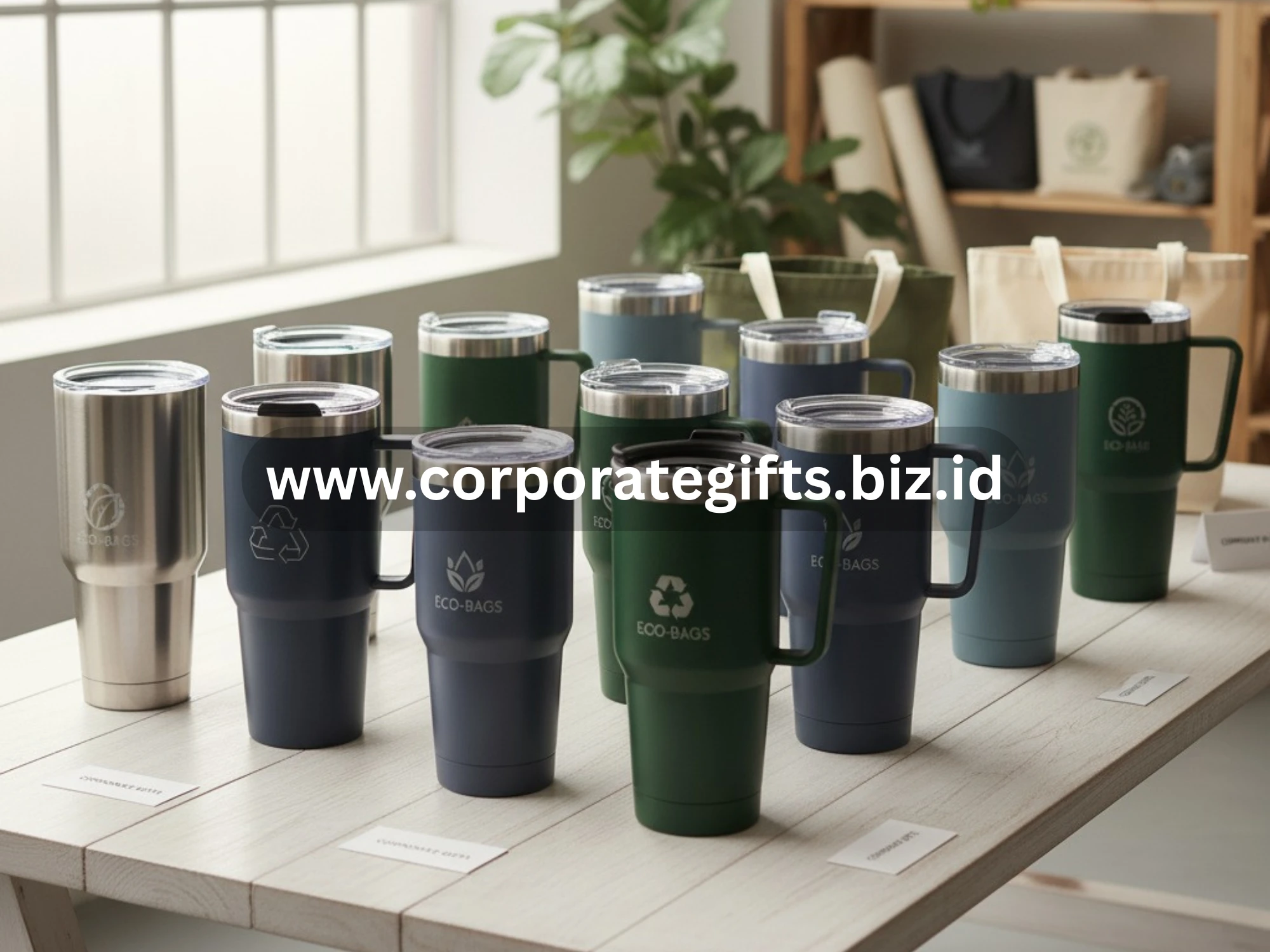 Tumbler ramah lingkungan untuk karyawan kantor